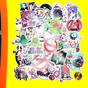 50pc brand new waterproof cute Ghostbusters stickers.
